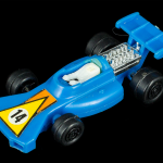 Cheap Blue Plastic Racecar