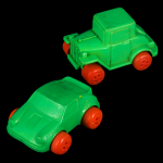 Green Toy Cars