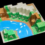 LEGO River Mountain Baseplate