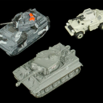 Micro Machines Gray Tanks and Armored Car