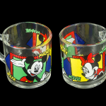 Mickey & Minnie Glass Mug