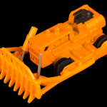 Orange Bulldozer