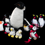 Stuffed Penguin Collection (including two Frigid Beanie Babies)