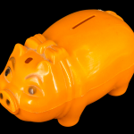 Orange Piggy Bank