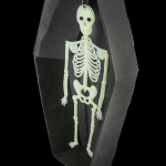 Cardboard Coffin Skeleton
