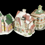 Ceramic Winter Village Set
