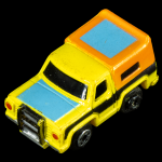 Orange and Yellow Micro Machine Truck
